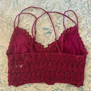 Free People celine bralette lace NWT